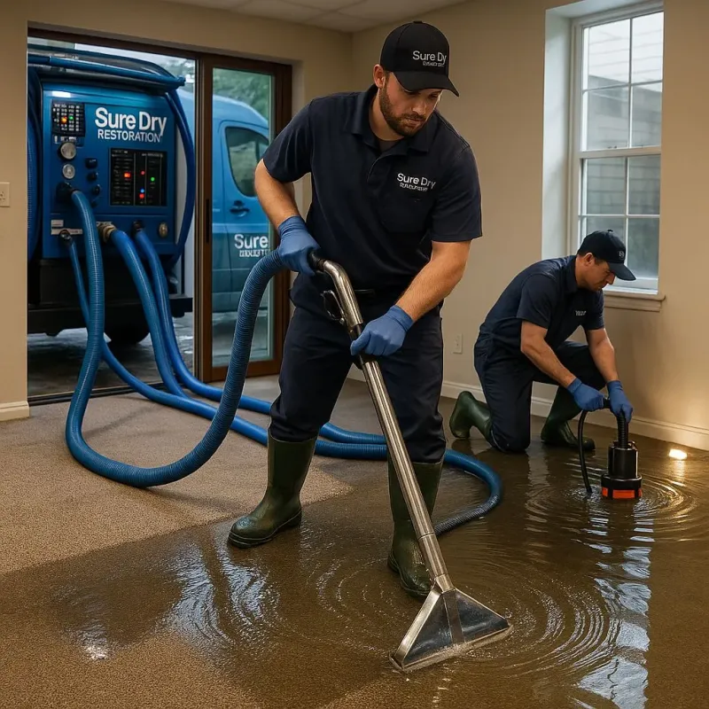 Water Extraction and Removal process in Fruitland, MD